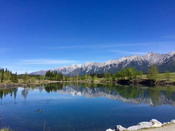 Photo of Lake Under Blue Sky Photo of Lake Under Blue Sky