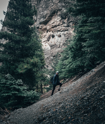 Photo of Man Climbing Photo of Man Climbing