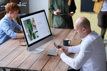 Photo Of Man Using Smartphone Photo Of Man Using Smartphone