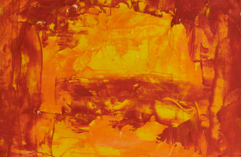 Photo of Orange Abstract Painting Photo of Orange Abstract Painting