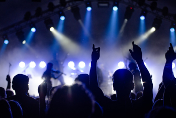 Photo of People Watching a Concert Photo of People Watching a Concert