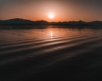 Photo of Sea During Golden Hour Photo of Sea During Golden Hour