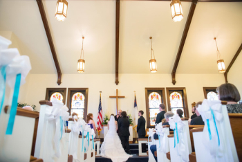 Photo of Wedding Ceremony Inside Church Photo of Wedding Ceremony Inside Church