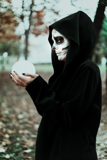 Photo Of Woman Holding Crystal Ball Photo Of Woman Holding Crystal Ball