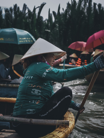 Photo Of Woman Holding Paddle Photo Of Woman Holding Paddle