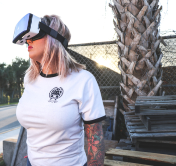 Photo of Woman Using Virtual Reality Headset Photo of Woman Using Virtual Reality Headset
