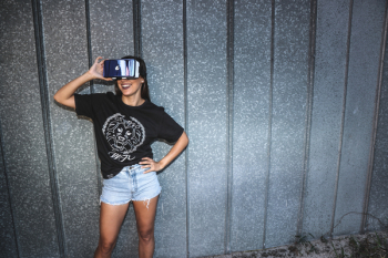 Photo of Woman Using Vr Headset Photo of Woman Using Vr Headset