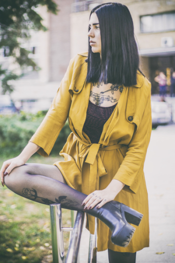 Photo of Woman Wearing Yellow Robe Photo of Woman Wearing Yellow Robe