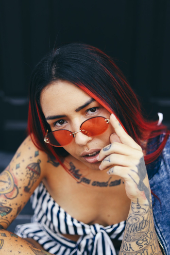 Photo of Woman With Tattoos Photo of Woman With Tattoos