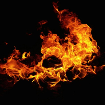 Photograph of a Burning Fire Photograph of a Burning Fire