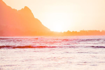 photograph of sea during golden hour photograph of sea during golden hour
