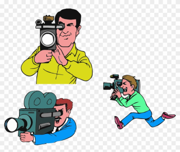 Photographic Film Animation Camera Operator Clip Art - Photographic Film Animation Camera Operator Clip Art