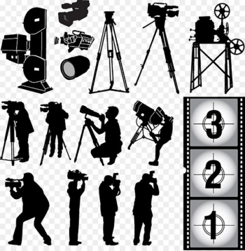 Photographic film Camera Photography - Press silhouette Photographic film Camera Photography - Press silhouette