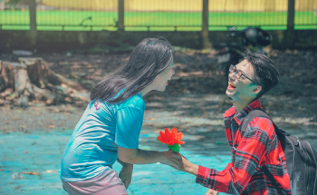 Photography of a Man And Woman Laughing Photography of a Man And Woman Laughing