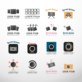 Photography symbols logo collection Photography symbols logo collection