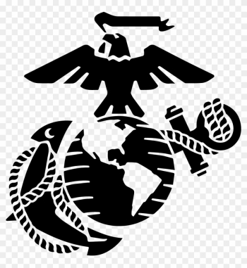 Photos Of Marine Corps Emblem Clip Art Medium Size - Eagle Globe And Anchor