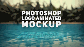 Photoshop Logo Animated Mockup