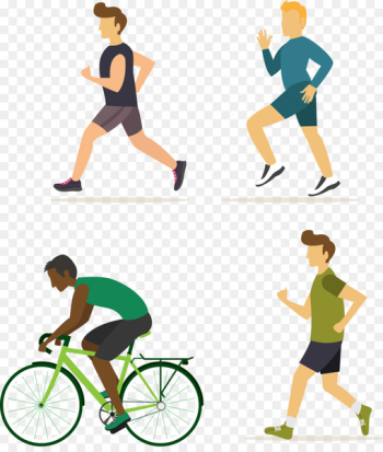 Physical exercise Physical fitness Stretching Walking - Exercise man 