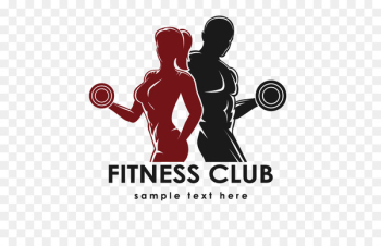 Physical fitness Logo Fitness centre Bodybuilding - Men and women slimming club 