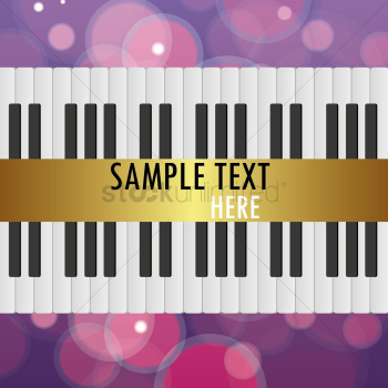 Piano and music notes Piano and music notes