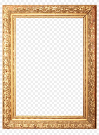 Picture Frame Background 14 Picture Frame Icon Transparent - Gold Frame