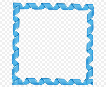 Picture frame Blue Clip art - Blue Border Frame Transparent PNG 