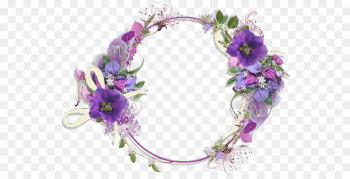 Picture frame Flower Clip art - Purple Border Frame PNG Picture 