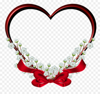 Picture frame Heart Clip art - Red Heart PNG Image 