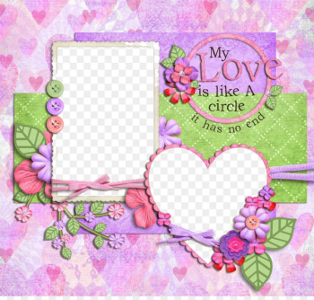 Picture frame Paper Digital photo frame Download - Purple Frame 