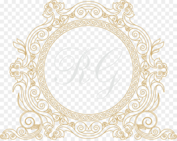Picture frame Pattern - Continental frame golden frame design vector 