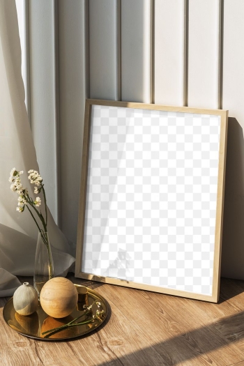 Picture frame png mockup, home | Free PNG Mockup - rawpixel