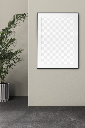 Picture frame png mockup, transparent | Free PNG Mockup - rawpixel