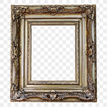 Picture frame png sticker, vintage | Free PNG - rawpixel