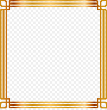 Picture frame Royalty-free Lampshade Illustration - Vector painted gold frame 