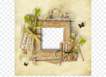 Picture frame - Vintage butterfly frame material Picture frame - Vintage butterfly frame material