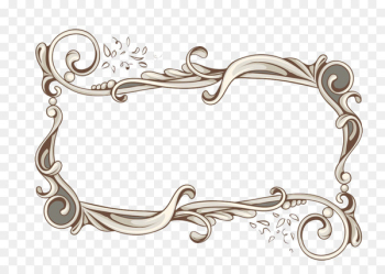 Picture frame Vintage clothing - Classical border ornamentation 