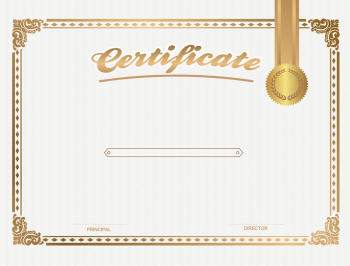 Picture Product Certificate Frame Academic Royalty Template