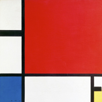Piet Mondrian's Composition with Red, | Free Photo Illustration - rawpixel Piet Mondrian's Composition with Red, | Free Photo Illustration - rawpixel