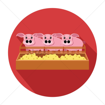 Piglets in a farm Piglets in a farm