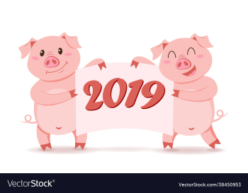 pigs holding banner pigs holding banner