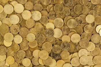 Pile of Gold Round Coins Pile of Gold Round Coins