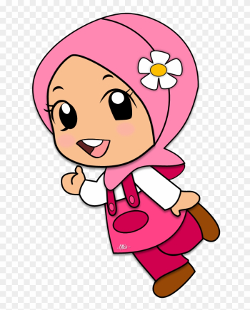 Pin By Nik Mahzon On My Handmade Doodles - Muslim Girl Clipart