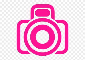 Pin Camera Clip Art Transparent - Pink Camera Icon Png