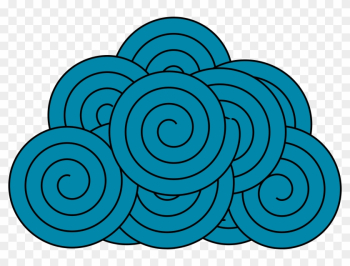 Pin Cloud Clipart - Textile Clipart