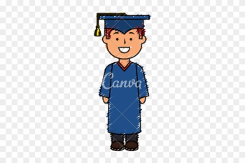 Pin Graduate Student Clipart - Cartoon