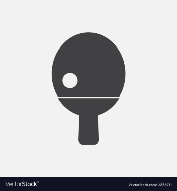 Ping pong table tennis icon vector image Ping pong table tennis icon vector image