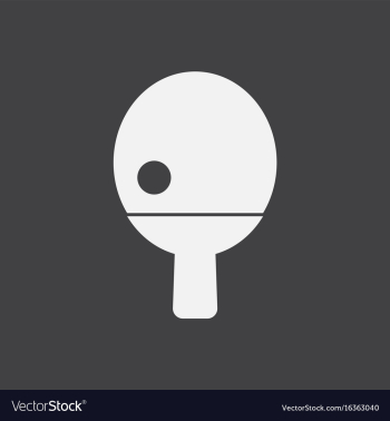 Ping pong table tennis icon vector image Ping pong table tennis icon vector image
