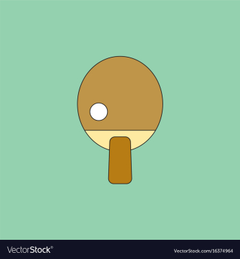 Ping pong table tennis icon vector image Ping pong table tennis icon vector image