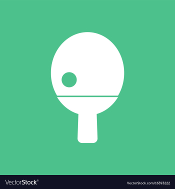 Ping pong table tennis icon vector image Ping pong table tennis icon vector image