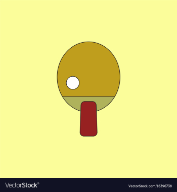 Ping pong table tennis icon vector image Ping pong table tennis icon vector image